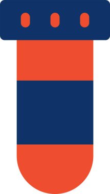 Fransa 'nın vektör düz illüstrasyon bayrağı