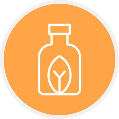 Eşsiz bitkisel vektör çizgisi simgesi