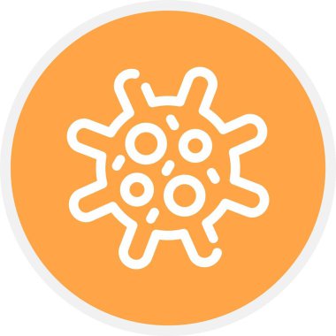 Virüs. Web simgesi basit illüstrasyon