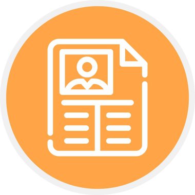 Dosya simgesinin vektör illüstrasyonu