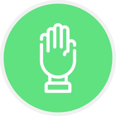 el simgesi vektör illüstrasyonu