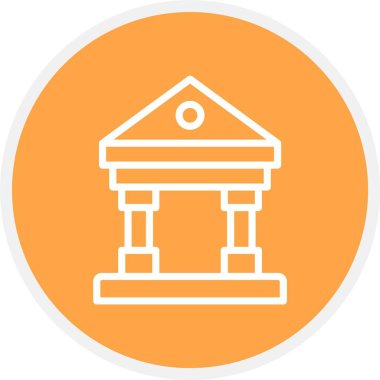 eşsiz sütun vektör simgesi