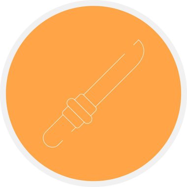 Bir tornavida simgesinin vektör çizimi