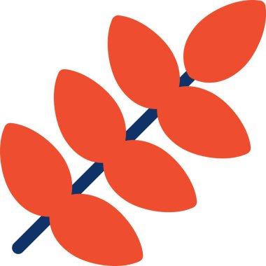 Bitki simgesinin vektör illüstrasyonu