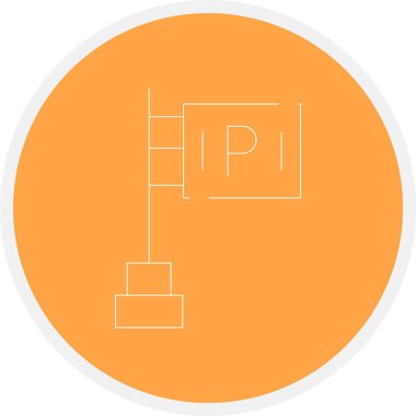 Benzersiz ağ ikonu vektör illüstrasyonu