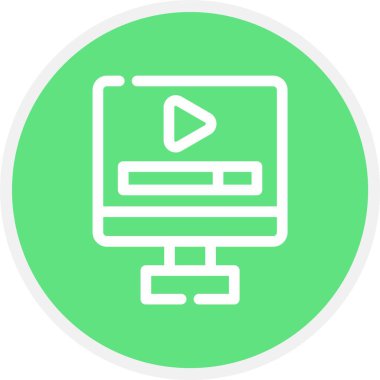 seo modern simgesinin vektör illüstrasyonu