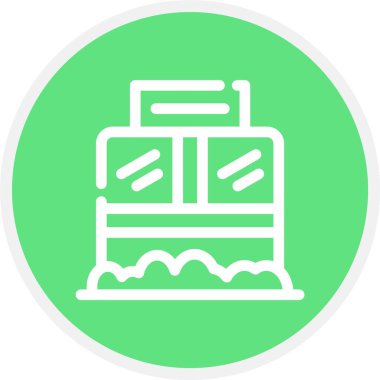 Yapı simgesinin vektör illüstrasyonu