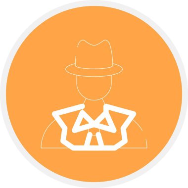 Vektör Adam Simgesi illüstrasyonu