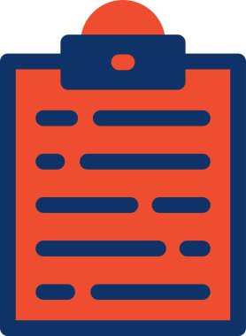 Belge simgesinin vektör illüstrasyonu