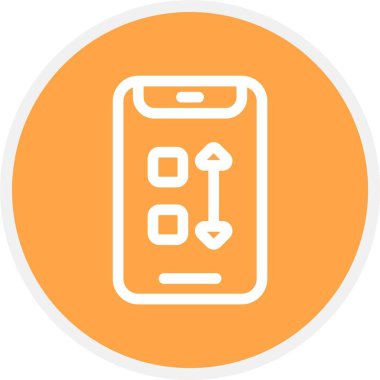 Telefon simgesi vektör illüstrasyonu