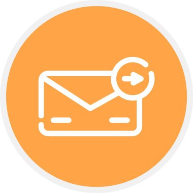 e-posta vektörü simgesi modern basit vektör illüstrasyonu