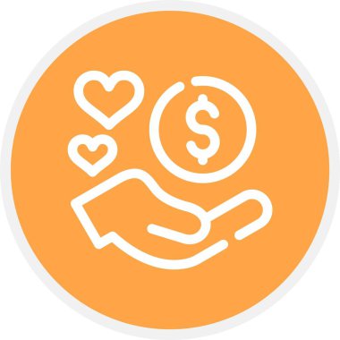 vektör para çantası ico