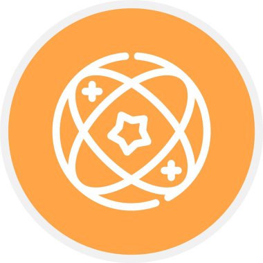 Güzel bir simgenin vektör illüstrasyonu