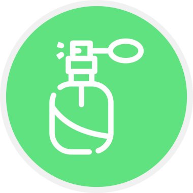 Parfüm. Web simgesi basit illüstrasyon