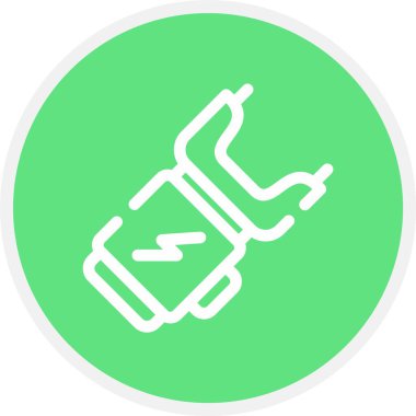 Tek bir simgenin vektör illüstrasyonu