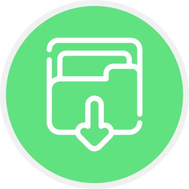 Belge simgesinin vektör illüstrasyonu