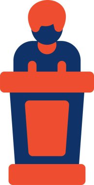 Sepetli bir adamın vektör çizimi