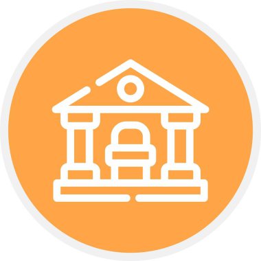 Benzersiz yapı vektör çizgisi simgesi