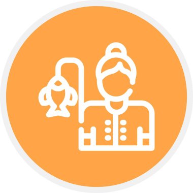 İnsan simgesinin vektör illüstrasyonu