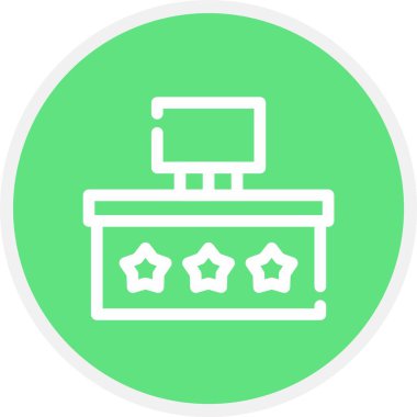 güzel bilgisayar simgesi vektör simgesi