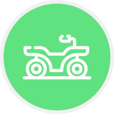 Scooter simgesi vektör işareti