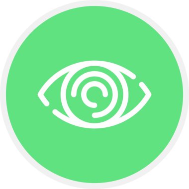 Göz simgesi vektör illüstrasyonu