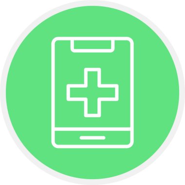 vektör tıbbi ve sağlık simgesi