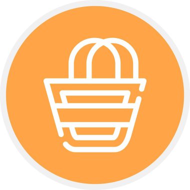 Sepet Simgesi vektör illüstrasyonu