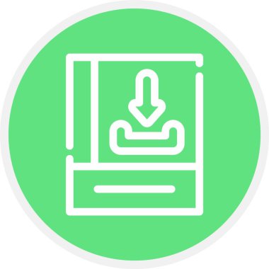 Kitap simgesinin vektör illüstrasyonu