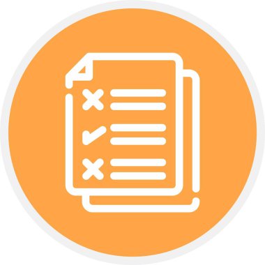 belge simgesi vektör illüstrasyonu