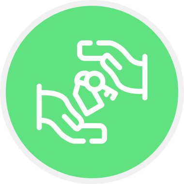 Bir el sıkışma simgesi ile el sıkışma