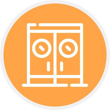 Modern bir simgenin vektör illüstrasyonu