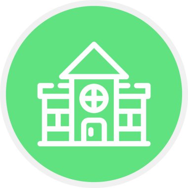 güzel yapı vektör çizgisi simgesi