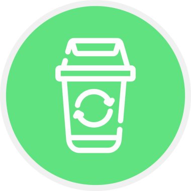 Vektör Kahve Simgesi illüstrasyonu