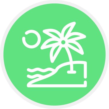 vektör avuç simgesi illüstrasyonu