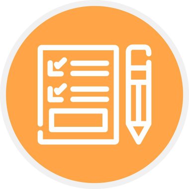 Belge. Web simgesi basit tasarım