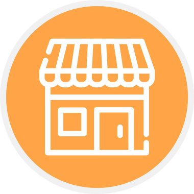 Modern yapı simgesinin vektör illüstrasyonu