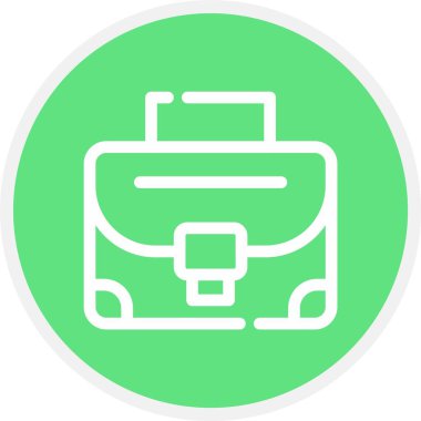 sırt çantası simgesi vektör illüstrasyonu