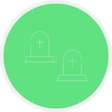 güzel mezar kabartma vektör simgesi