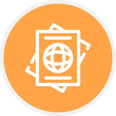 Belge simgesinin vektör illüstrasyonu