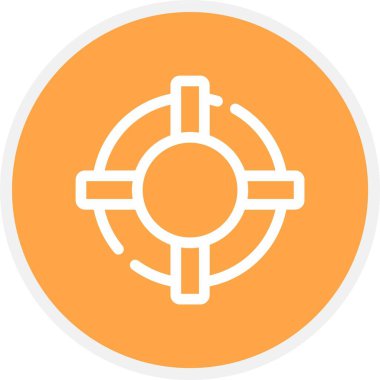 eşsiz ayar vektör çizgisi simgesi