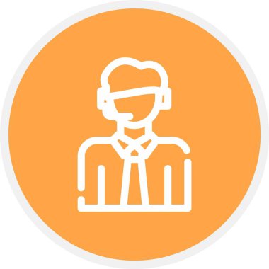 İnsan simgesinin vektör illüstrasyonu