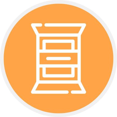 Vektör illüstrasyonu, torba simgesi