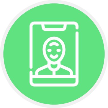 Moda biçiminde izole edilmiş kart simgesi