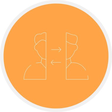 güzel çift glifli vektör simgesi