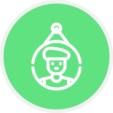 Benzersiz Petrol Varili Vektör Hattı Simgesi