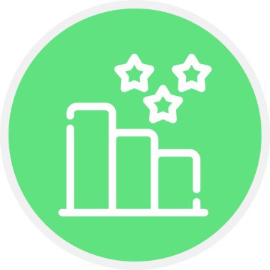 vektör yıldızlar web simgesi