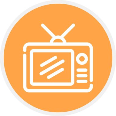 vektör lcd simgesi illüstrasyonu