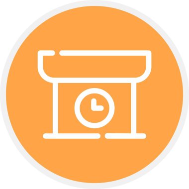 vektör lcd simgesi illüstrasyonu