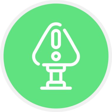 Benzersiz Lamba Vektör Satırı Simgesi